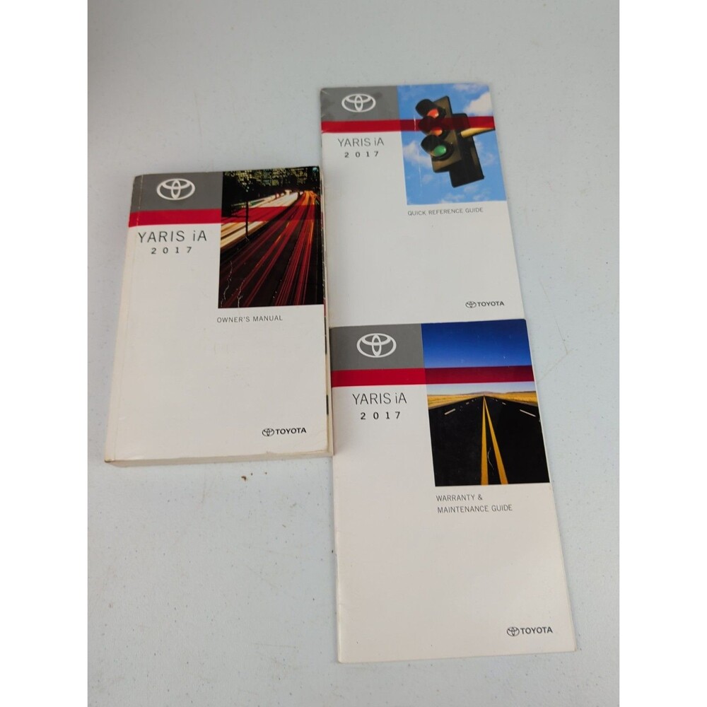 2017 Toyota Yaris iA Owners Operators Manual & Guide Books OEM